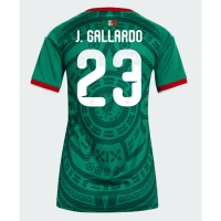 Camiseta México Jesus Gallardo #23 Primera Equipación Replica Mundial 2026 para mujer mangas cortas